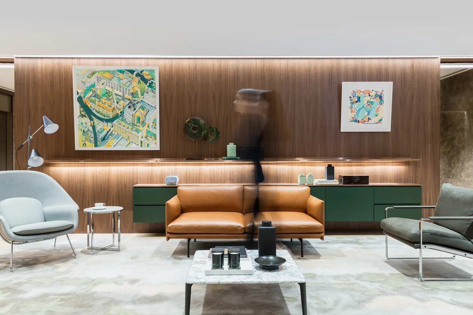Hang Seng Workplace — Executive floor lounge
